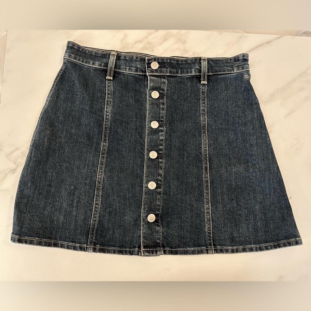 AG Alexa Chung A-Aline Denim Mini Skirt size 32 AC for AG